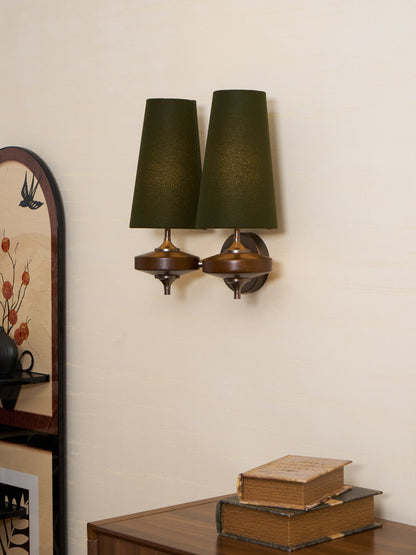 Orlan Twin Shade Wall Sconce - Adjustable Light Direction & Modern Des