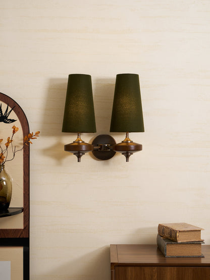 Orlan Twin Shade Wall Sconce - Adjustable Light Direction & Modern Des