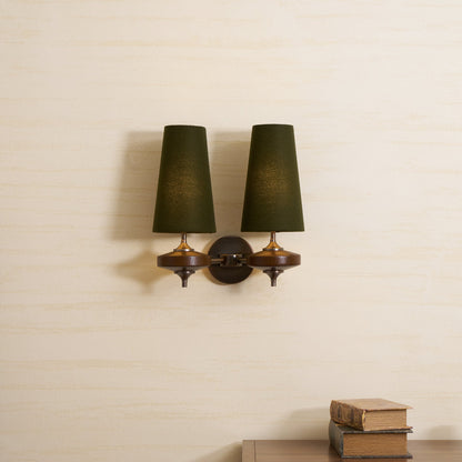 Orlan Twin Shade Wall Sconce - Adjustable Light Direction & Modern Des