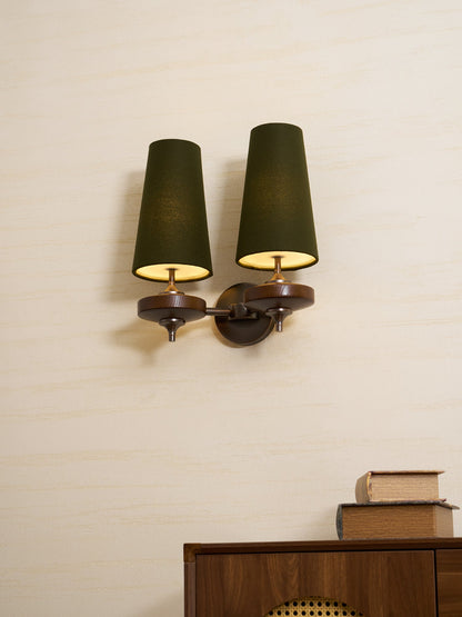 Orlan Twin Shade Wall Sconce - Adjustable Light Direction & Modern Des