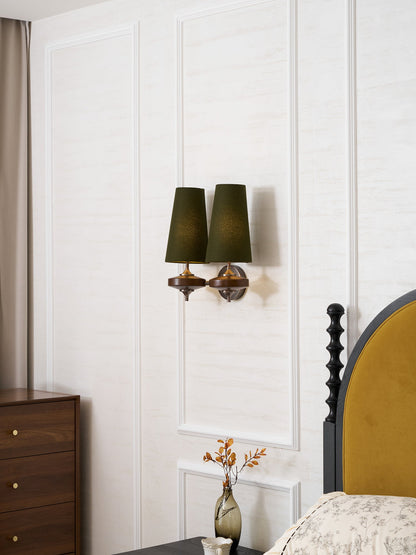 Orlan Twin Shade Wall Sconce - Adjustable Light Direction & Modern Des