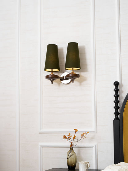 Orlan Twin Shade Wall Sconce - Adjustable Light Direction & Modern Des