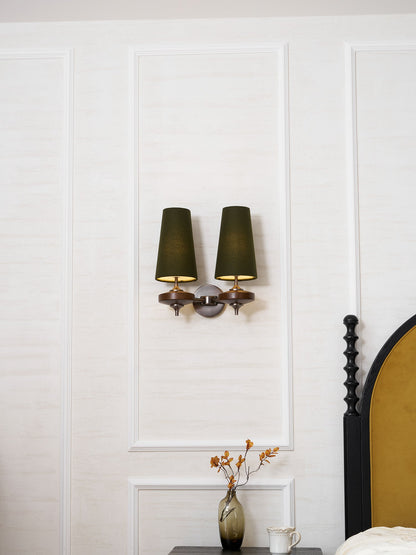 Orlan Twin Shade Wall Sconce - Adjustable Light Direction & Modern Des