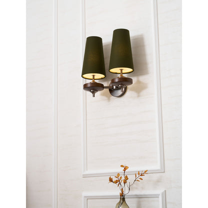 Orlan Twin Shade Wall Sconce - Adjustable Light Direction & Modern Des