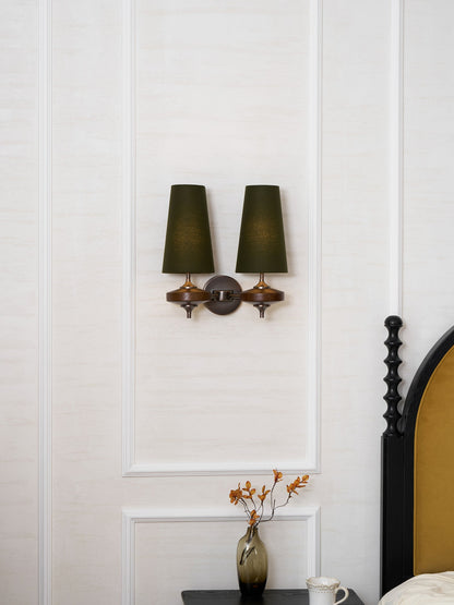 Orlan Twin Shade Wall Sconce - Adjustable Light Direction & Modern Des