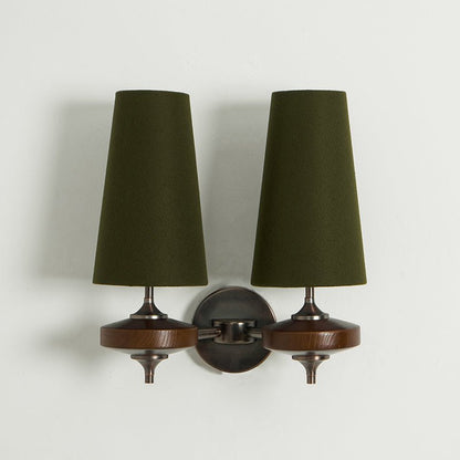 Orlan Twin Shade Wall Sconce - Adjustable Light Direction & Modern Des