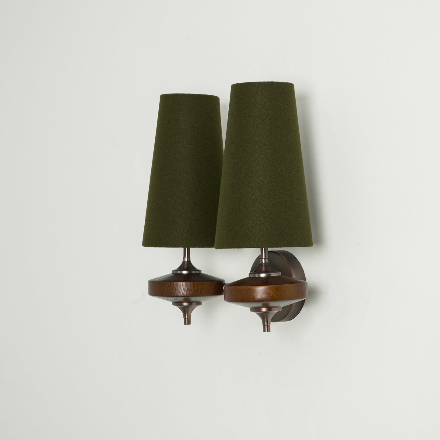 Orlan Twin Shade Wall Sconce - Adjustable Light Direction & Modern Des