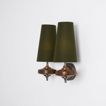 Orlan Twin Shade Wall Sconce - Adjustable Light Direction & Modern Des