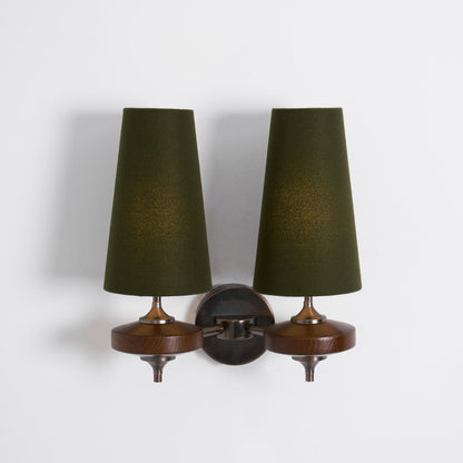 Orlan Twin Shade Wall Sconce - Adjustable Light Direction & Modern Des