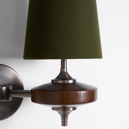 Orlan Twin Shade Wall Sconce - Adjustable Light Direction & Modern Des