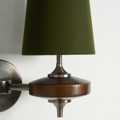 Orlan Twin Shade Wall Sconce - Adjustable Light Direction & Modern Des