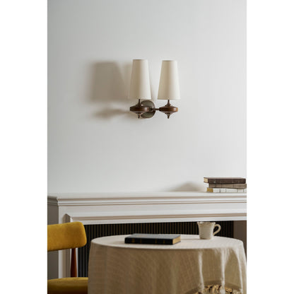 Orlan Twin Shade Wall Sconce - Adjustable Light Direction & Modern Des
