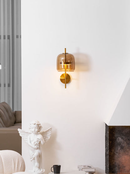 Modern Hourglass Wall Sconce - Adjustable Brightness & Elegant Design