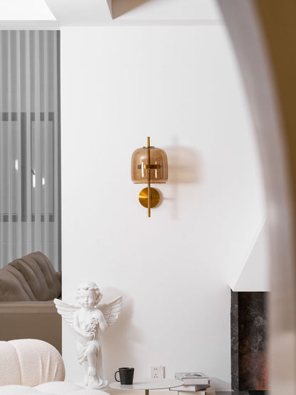 Modern Hourglass Wall Sconce - Adjustable Brightness & Elegant Design