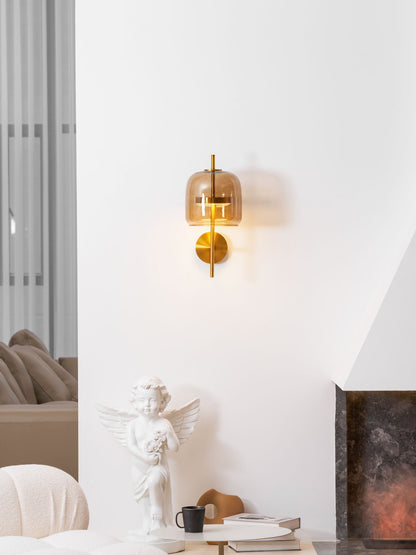 Modern Hourglass Wall Sconce - Adjustable Brightness & Elegant Design