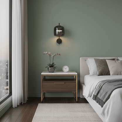 Modern Hourglass Wall Sconce - Adjustable Brightness & Elegant Design