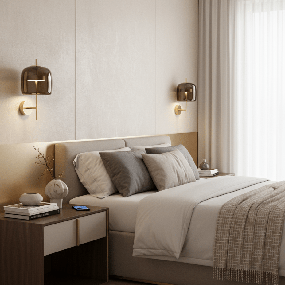 Modern Hourglass Wall Sconce - Adjustable Brightness & Elegant Design