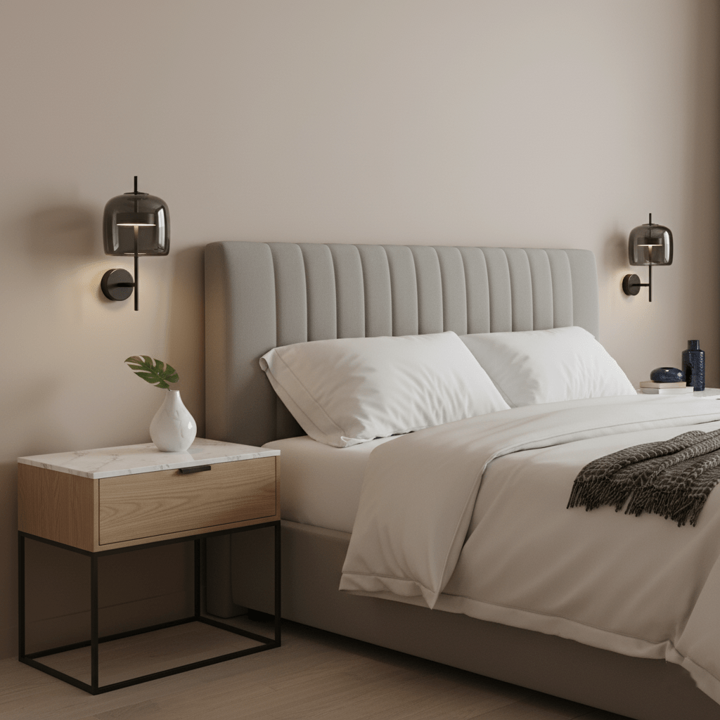 Modern Hourglass Wall Sconce - Adjustable Brightness & Elegant Design
