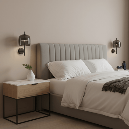 Modern Hourglass Wall Sconce - Adjustable Brightness & Elegant Design