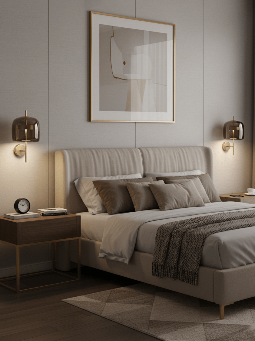Modern Hourglass Wall Sconce - Adjustable Brightness & Elegant Design