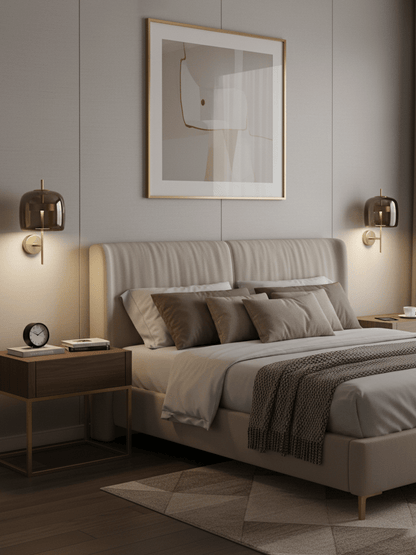 Modern Hourglass Wall Sconce - Adjustable Brightness & Elegant Design