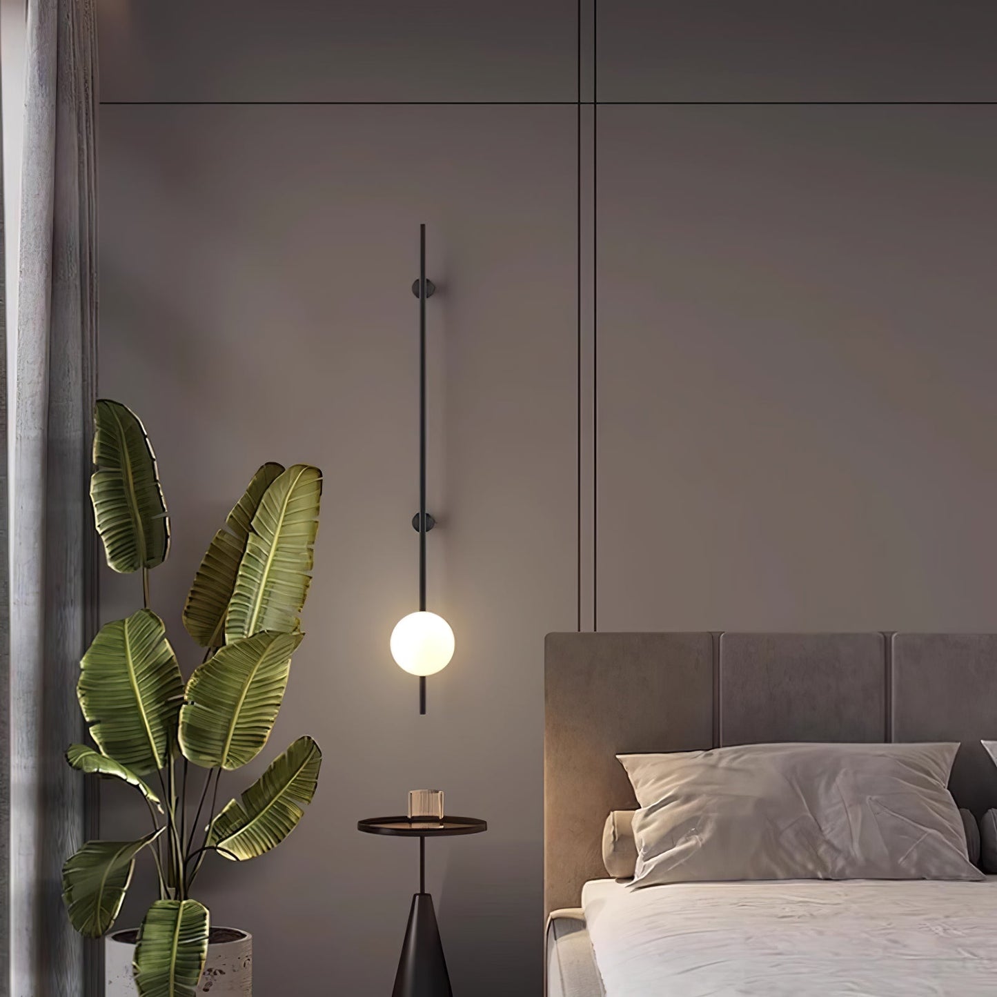 Brennware Plug-in Wall Light with Adjustable Brightness & USB Port