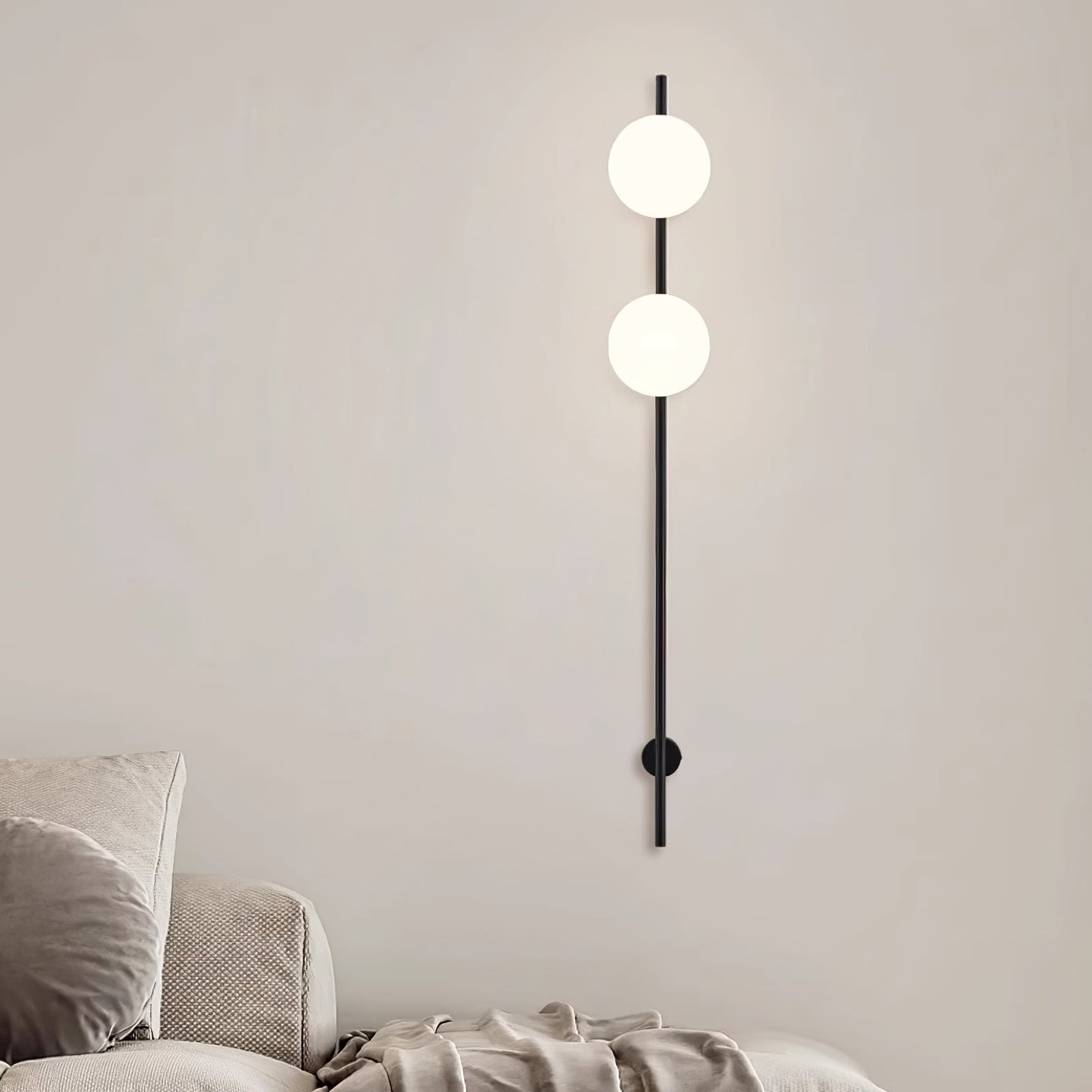 Brennware Plug-in Wall Light with Adjustable Brightness & USB Port