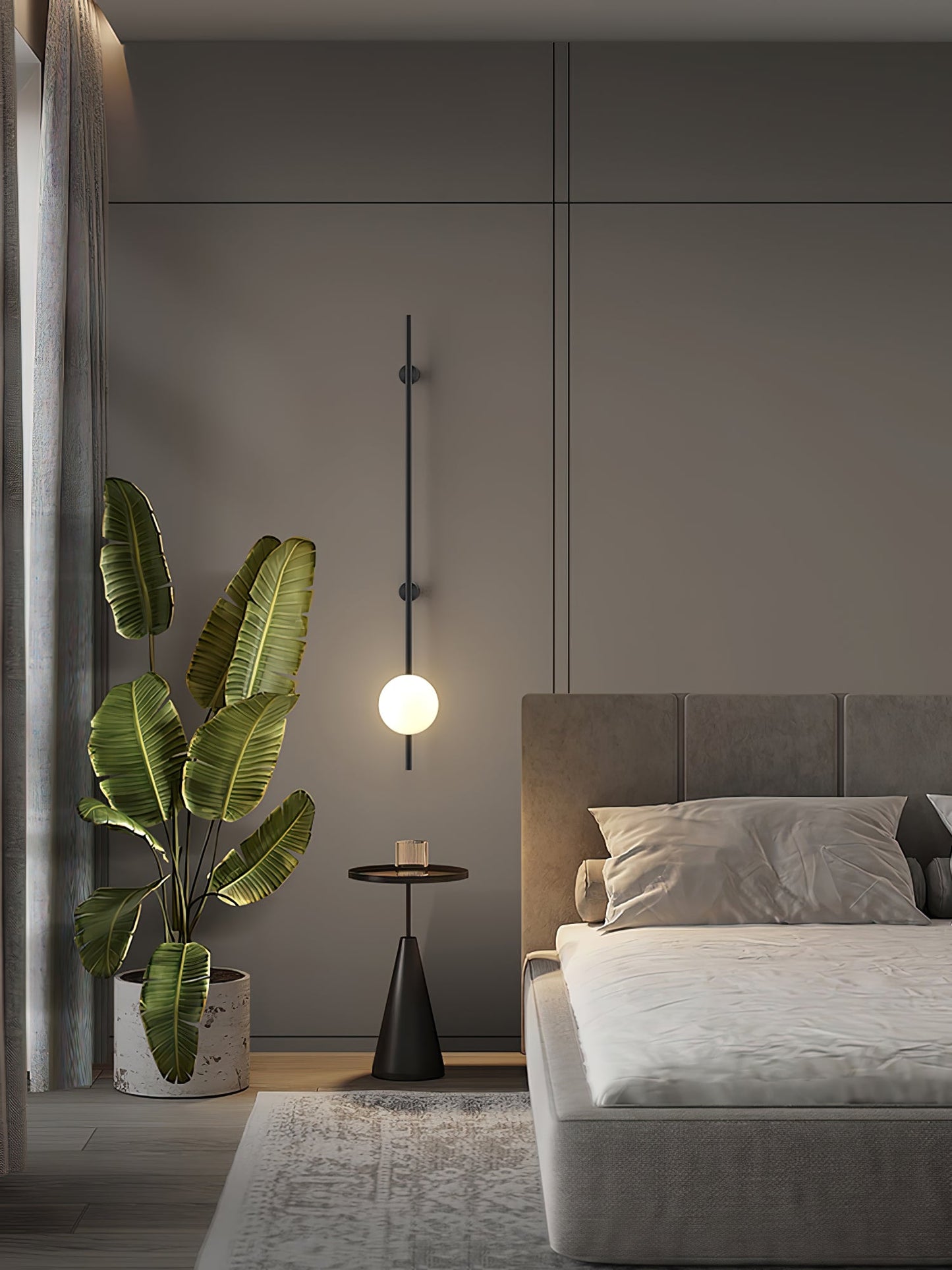 Brennware Plug-in Wall Light with Adjustable Brightness & USB Port