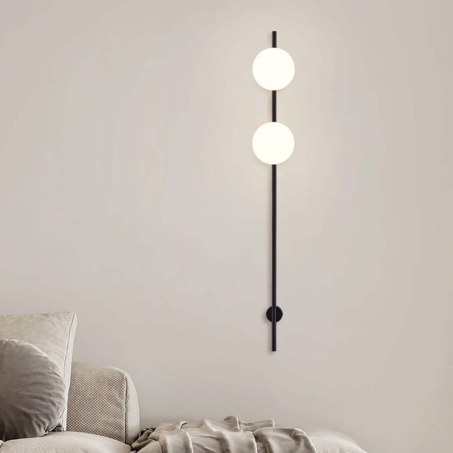 Brennware Plug-in Wall Light with Adjustable Brightness & USB Port