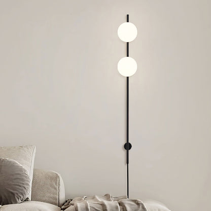 Brennware Plug-in Wall Light with Adjustable Brightness & USB Port