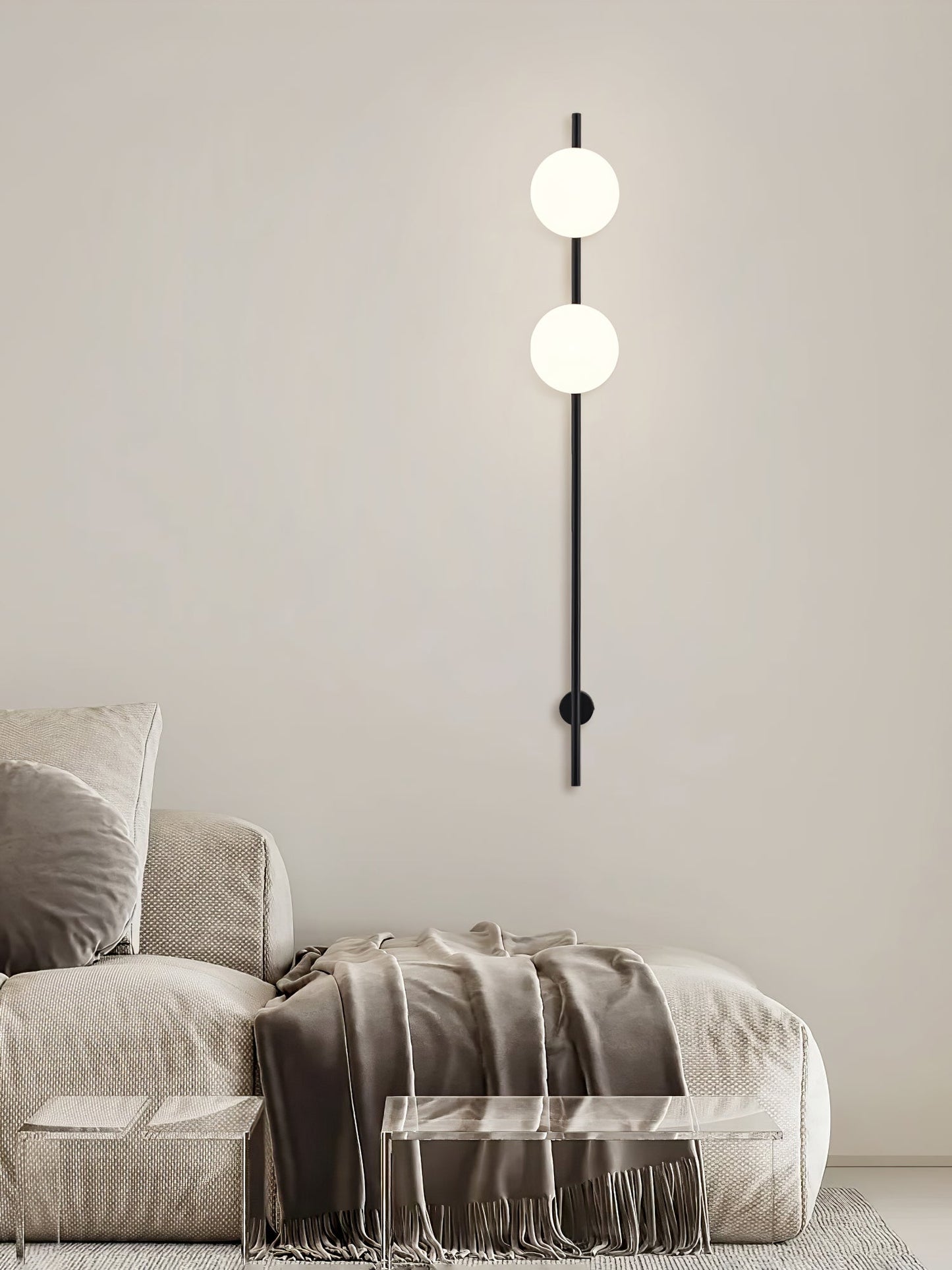 Brennware Plug-in Wall Light with Adjustable Brightness & USB Port