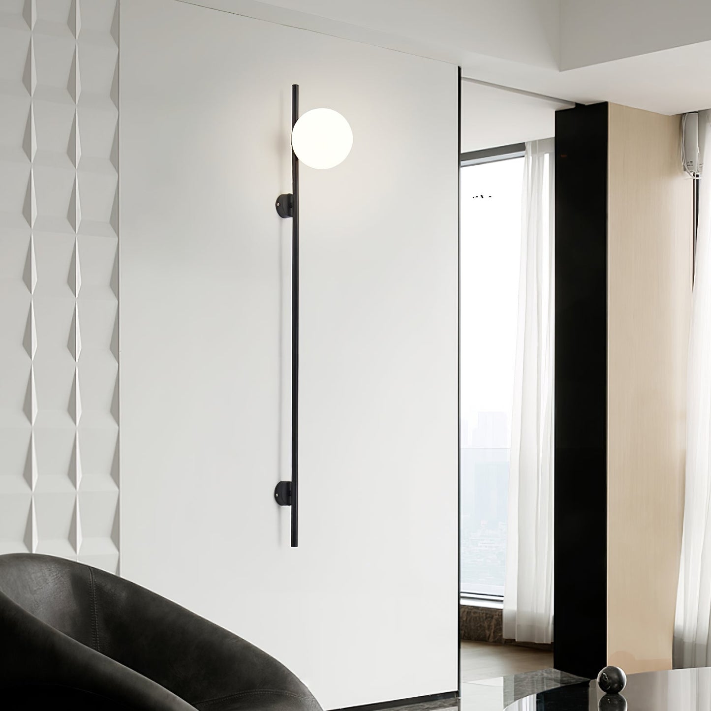 Brennware Plug-in Wall Light with Adjustable Brightness & USB Port