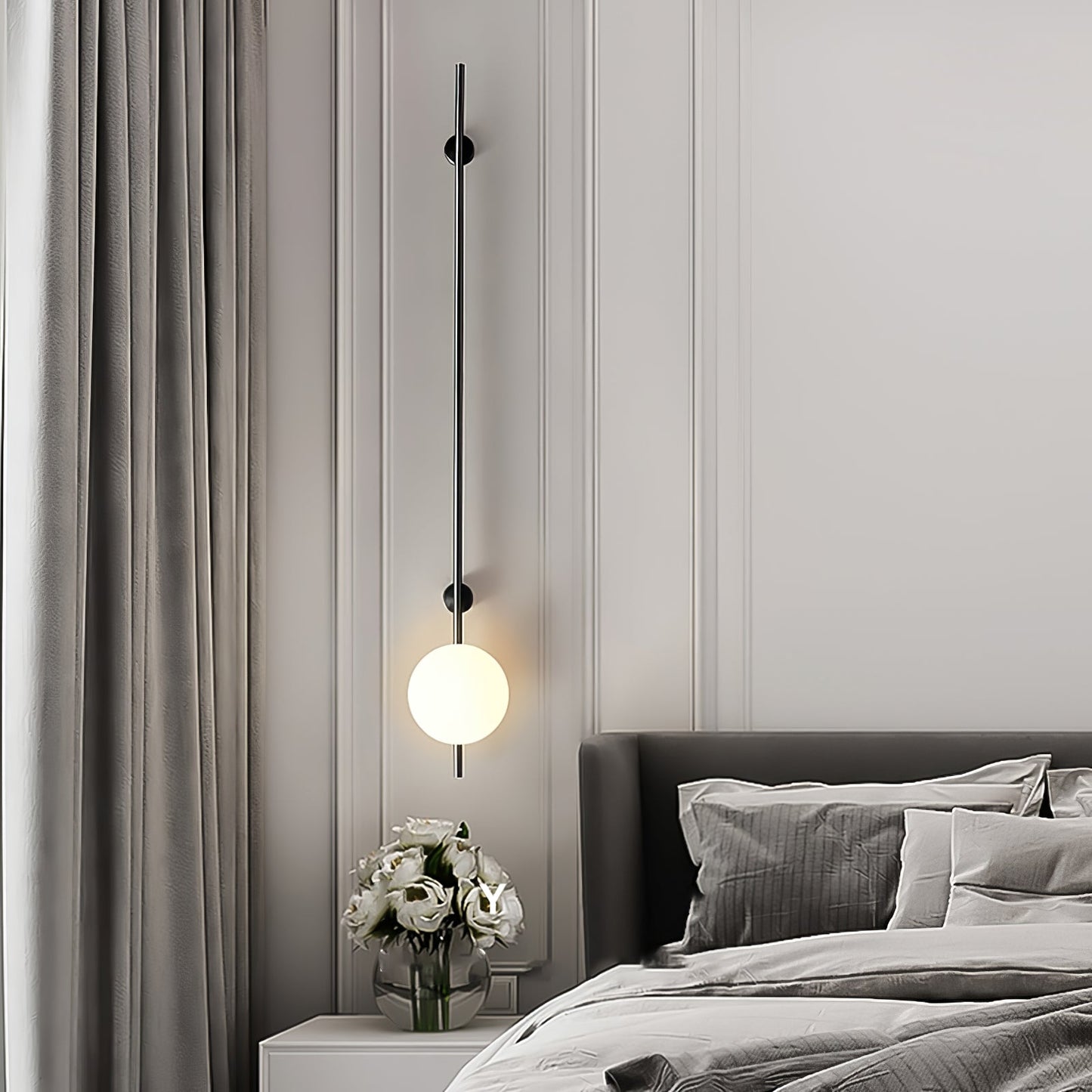 Brennware Plug-in Wall Light with Adjustable Brightness & USB Port
