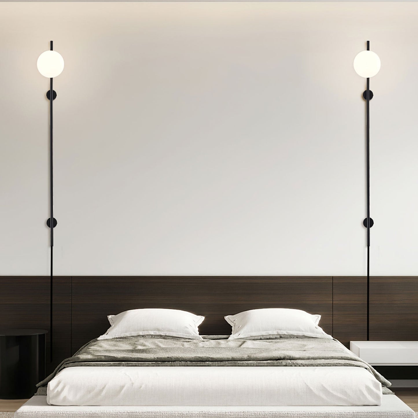 Brennware Plug-in Wall Light with Adjustable Brightness & USB Port