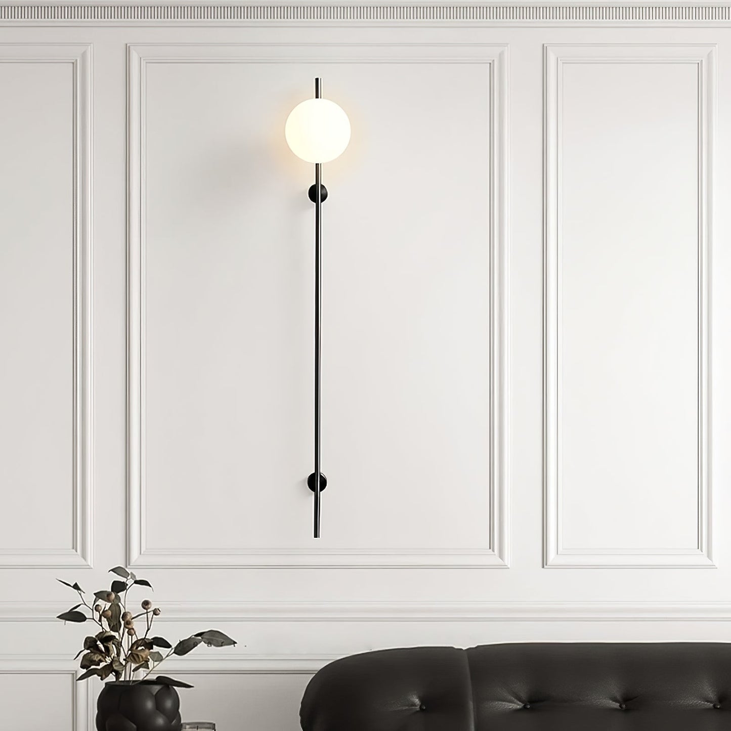 Brennware Plug-in Wall Light with Adjustable Brightness & USB Port