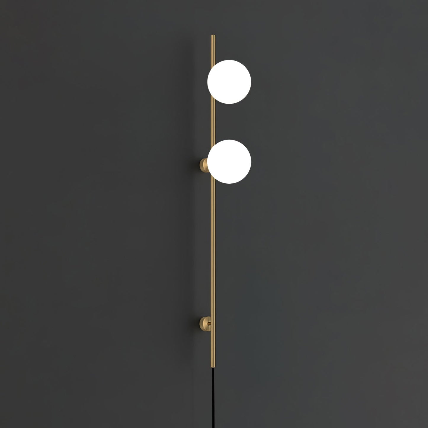 Brennware Plug-in Wall Light with Adjustable Brightness & USB Port