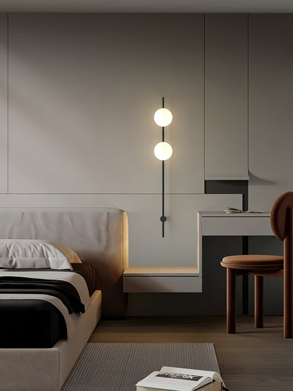 Brennware Plug-in Wall Light with Adjustable Brightness & USB Port