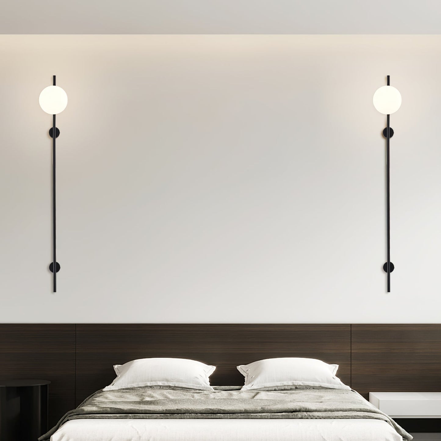 Brennware Plug-in Wall Light with Adjustable Brightness & USB Port