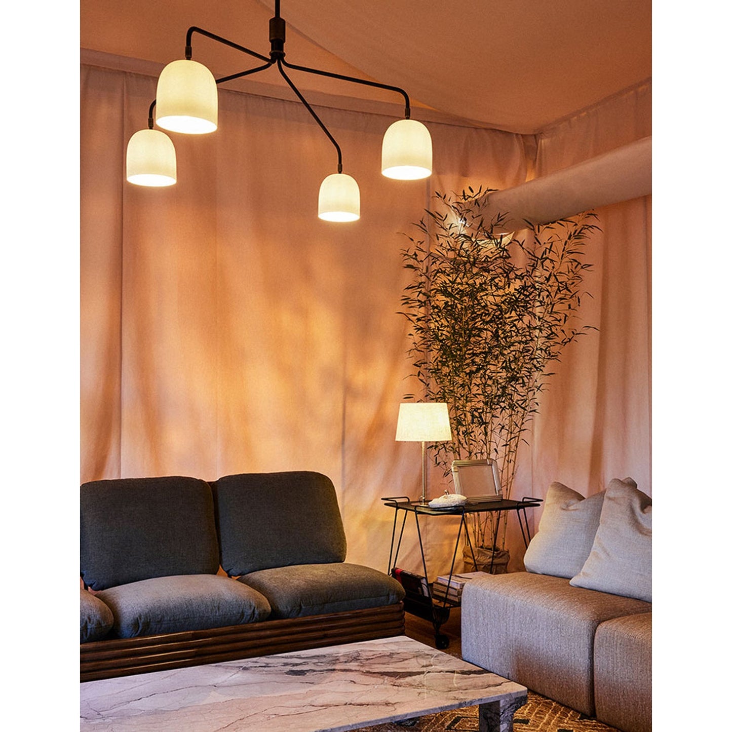 Howard Chandelier - Elegant Lighting Fixture with Adjustable Height &
