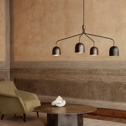 Howard Chandelier - Elegant Lighting Fixture with Adjustable Height &