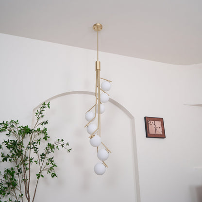 Hudson Branch Chandelier - Elegant Design with Adjustable Height & LED