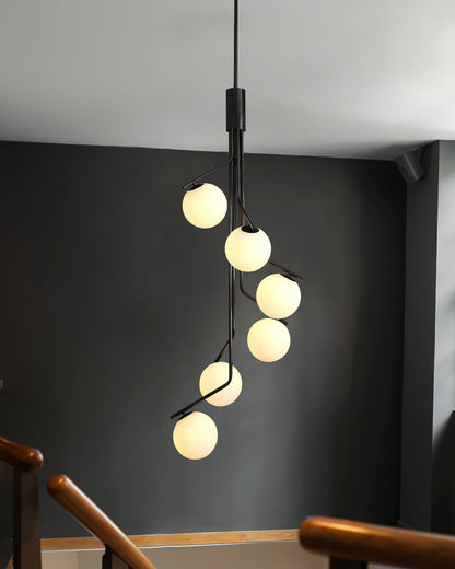 Hudson Branch Chandelier - Elegant Design with Adjustable Height & LED