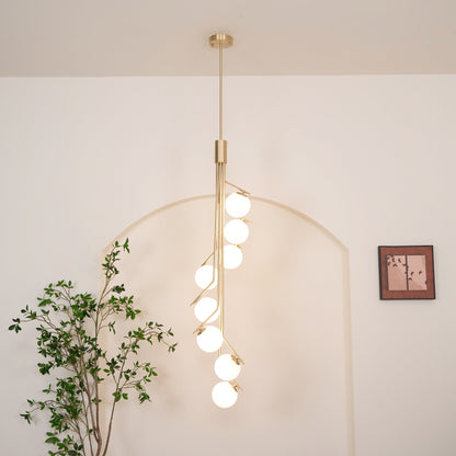 Hudson Branch Chandelier - Elegant Design with Adjustable Height & LED