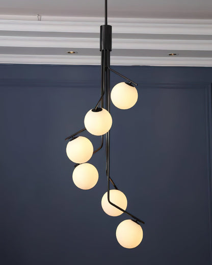 Hudson Branch Chandelier - Elegant Design with Adjustable Height & LED