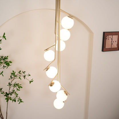 Hudson Branch Chandelier - Elegant Design with Adjustable Height & LED