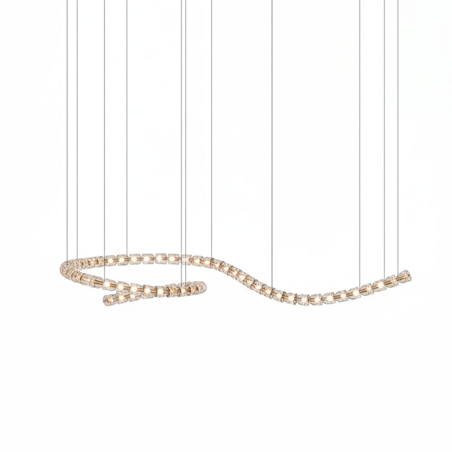 Gabriel Gold Chandelier - Elegant Design with Adjustable Brightness