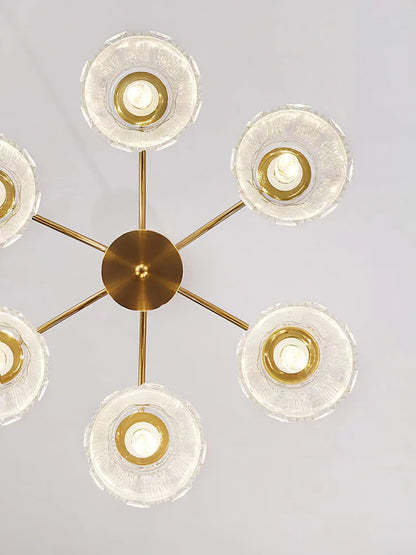 Elegant Ice Cream Crystal Chandeliers - Dimmable, Energy Efficient