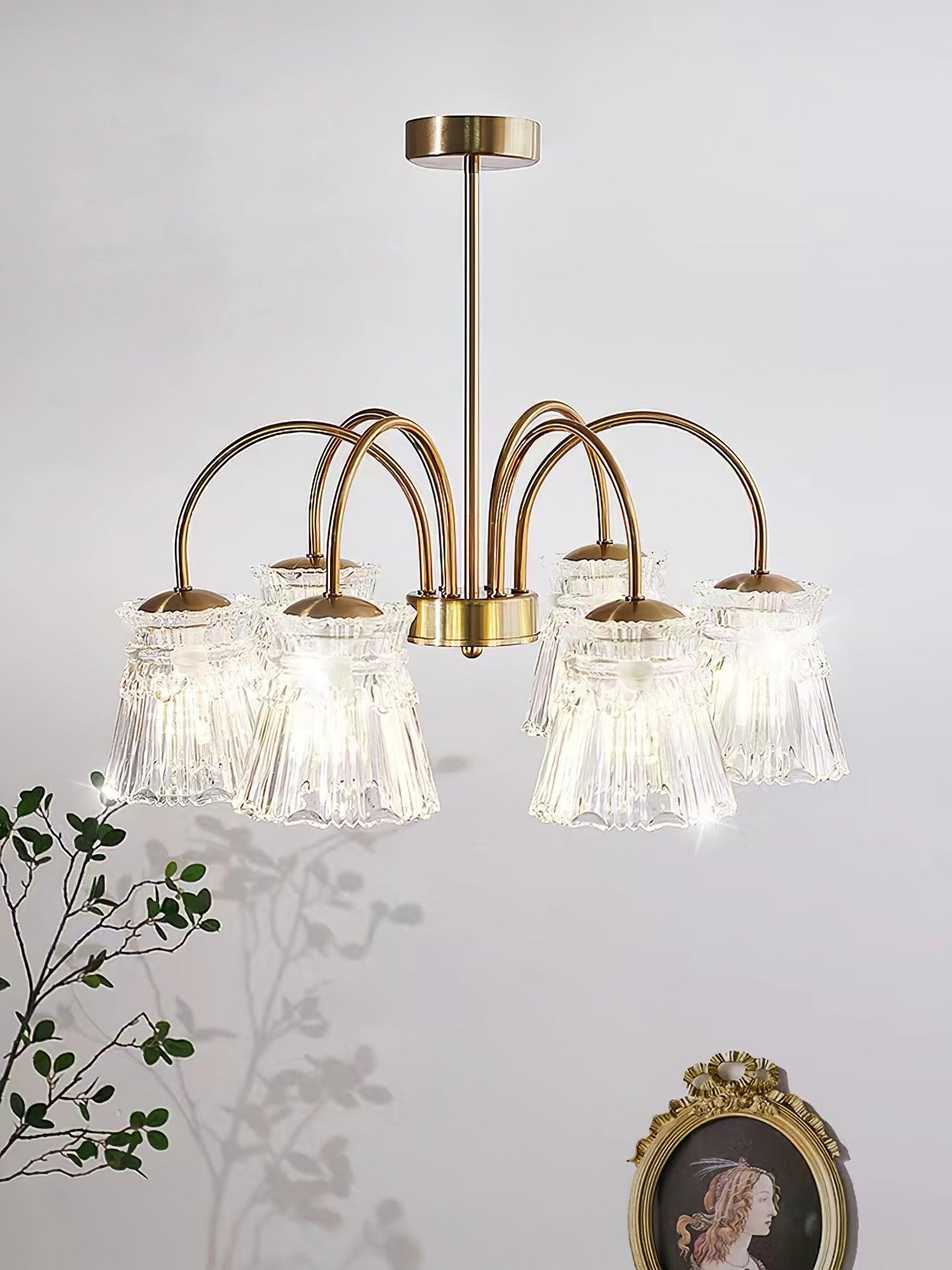 Elegant Ice Cream Crystal Chandeliers - Dimmable, Energy Efficient