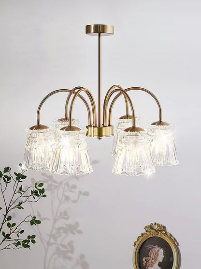 Elegant Ice Cream Crystal Chandeliers - Dimmable, Energy Efficient