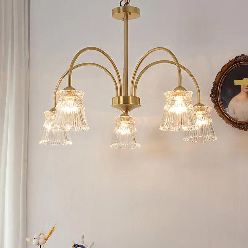 Elegant Ice Cream Crystal Chandeliers - Dimmable, Energy Efficient